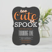 ハロウィン誕生日パーティー招待状 招待状 (スタンド正面)