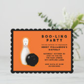 ハロウィン誕生日ボウリングパーティーの招待状 招待状 (スタンド正面)