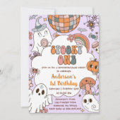 ハロウィン誕生日不気味ワンパーティー 招待状 (正面)