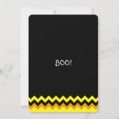 ハロウィン誕生日招待状 ゴースト 招待状 (裏面)