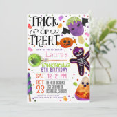 ハロウィン誕生日 招待状 (スタンド正面)