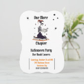 ハロウィン読スケルトン本愛好家パーティー 招待状 (スタンド正面)