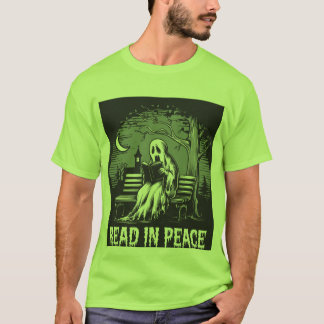 ハロウィン読幽霊のデザイン Tシャツ