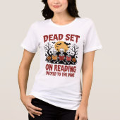 ハロウィン読書大好き トライブレンドTシャツ (正面)