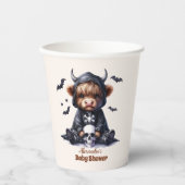 ハロウィン赤ちゃんお披露目会のホーリーカウリトルブー 紙コップ (正面)