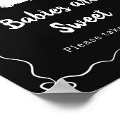 ハロウィン赤ちゃん醸造中 はーとベイビーズアー スイートサイン ポスター (角)