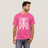 ハロウィン走スケルトン家族 Tシャツ (正面フル)