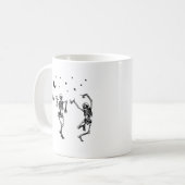 ハロウィン踊るスケルトンマグ コーヒーマグカップ (正面左)