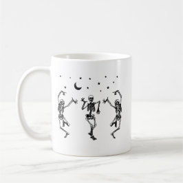 ハロウィン踊るスケルトンマグ コーヒーマグカップ