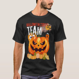 ハロウィン通りチームおもしろいブーと可愛いTシャツ Tシャツ