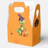 ハロウィン遊を扱うかわいい恐竜のカボチャ フェイバーボックス (オープン)