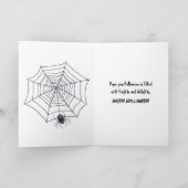 ハロウィン遊スケルトンのピアノ カード (内部)