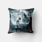 ハロウィン遊スケルトンのピアノ クッション (裏面)