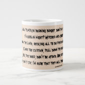 ハロウィン間抜けカボチャ ジャンボコーヒーマグカップ (正面)