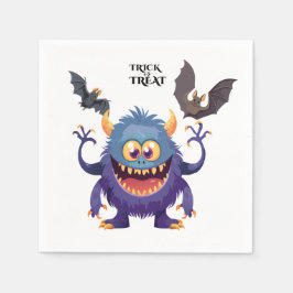 ハロウィン間抜けモンスター スタンダードカクテルナプキン