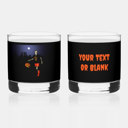 ハロウィン限定バスケットボール ウイスキーグラス (正面)