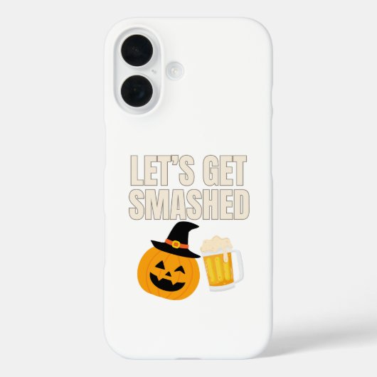 ハロウィン面白スマホケース Let's Get Smashed Case-Mate iPhoneケース (裏面)