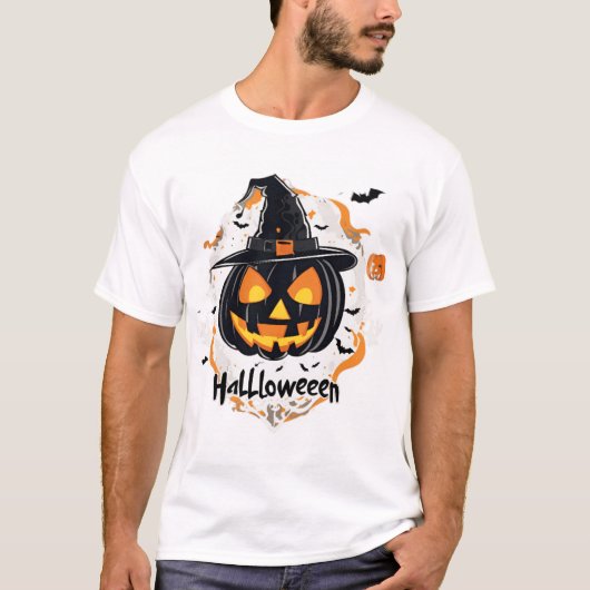 ハロウィン頭が切れるTシャツ Tシャツ (正面)