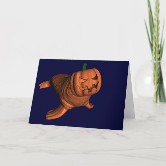 ハロウィン風変わりワーラス カード (正面)