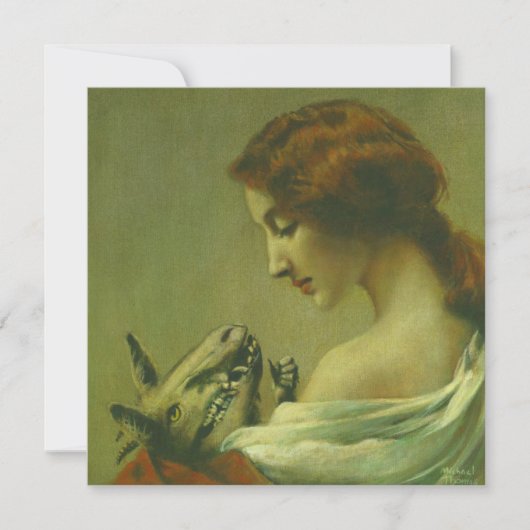 ハロウィン風変わり招待状 招待状 (正面)