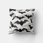 ハロウィン飛んでいるこうもり クッション (裏面)