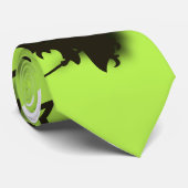 ハロウィン飛んでいるの夜3Dで星の間の魔女 ネクタイ (ロール)