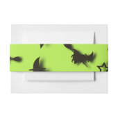 ハロウィン飛んでいるの夜3Dで星の間の魔女 招待状ベリーバンド (正面例)