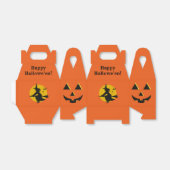 ハロウィン飛んでいるウィッチカボチャの特典ボックス フェイバーボックス (折り畳みなし)