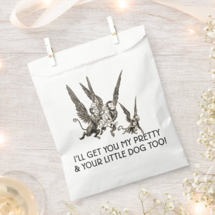 ハロウィン飛んでいるサルの魔法使い フェイバーバッグ