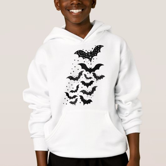 ハロウィン飛んでいる銀河系こうもりと星 (正面)