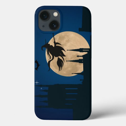 ハロウィン飛んでいる魔女 Case-Mate iPhoneケース (裏面)