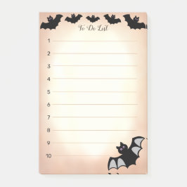 ハロウィン飛翔こうもりTo Do リスト ポストイット