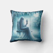 ハロウィン食べ幽霊アンアイスクリームコーン クッション (裏面)