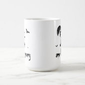 ハロウィン食べ-，飲み物と怖い コーヒーマグカップ (中央)