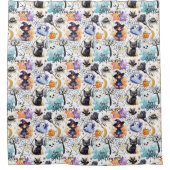 ハロウィン魅力的シャワーカーテン シャワーカーテン (正面)