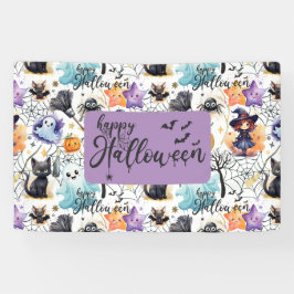 ハロウィン魅力的バナー 横断幕