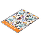 ハロウィン魅力的パタン手帳 ノートブック (左側)