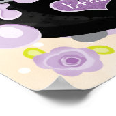 ハロウィン魔女のウェルカムサイン ポスター (角)