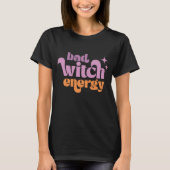 ハロウィン魔女の引用 Tシャツ (正面)