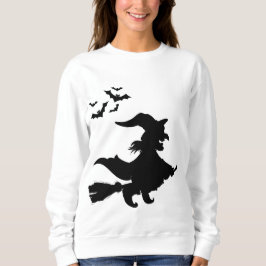 ハロウィン魔女スウェットシャツ スウェットシャツ