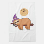 ハロウィン魔女スロースオーバーサイズTシャツ キッチンタオル (縦)