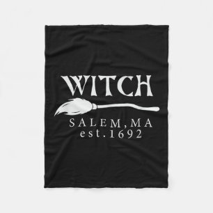 ハロウィン魔女セーラム、マサチューセッツ州 1692年創設 スプーキー 女性用G フリースブランケット
