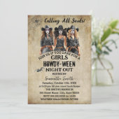 ハロウィン魔女ハウディウィーン　死者の日パーティー 招待状 (スタンド正面)