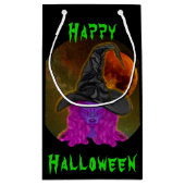 ハロウィン魔女パーティー スモールペーパーバッグ (裏面)