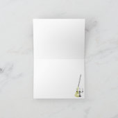 ハロウィン魔女ベイビーシャワーありがとう サンキューカード (内部)