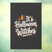 ハロウィン魔女 かわいい魔女の名言デザイン_1 ウィンドウサイン (シート3)