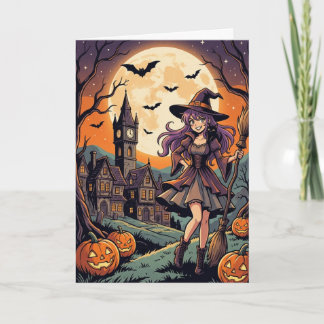 ハロウィン魔女 カード