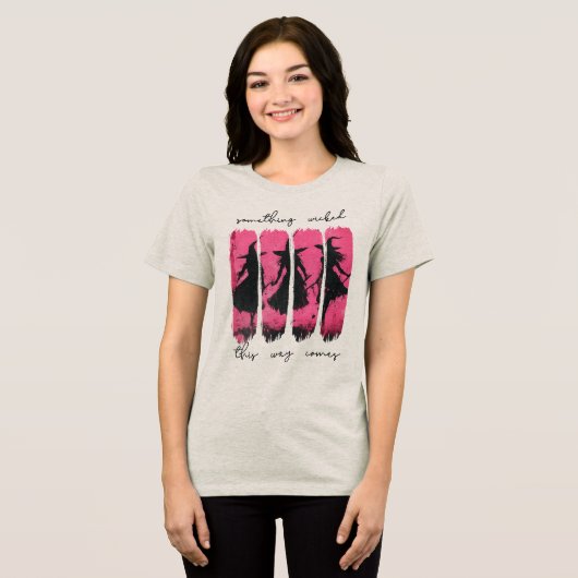 ハロウィン魔女 トライブレンドTシャツ (正面全面)