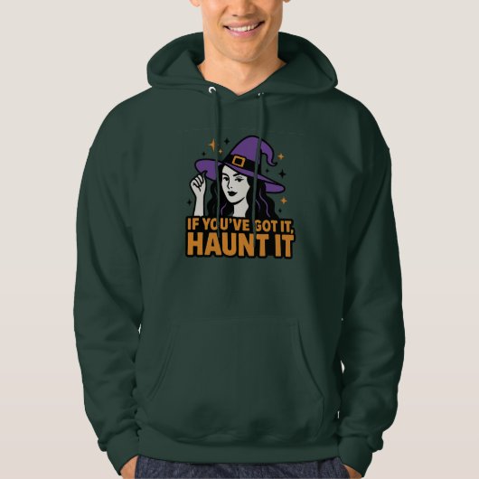 ハロウィン魔女Tシャツ パーカ (正面)