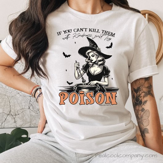 ハロウィン魔女Tシャツ - 面白い毒の名言 トライブレンドＴシャツ
